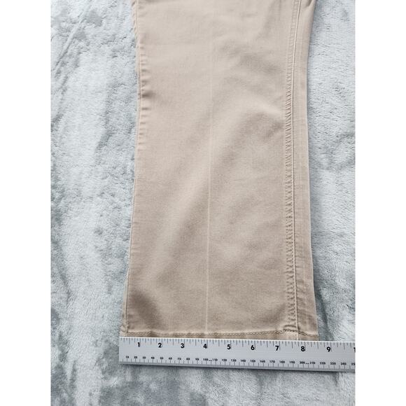 Catherines Sateen Stretch High Rise Straight Leg Jeans Size 24WP Tan Stretch - Picture 11 of 12